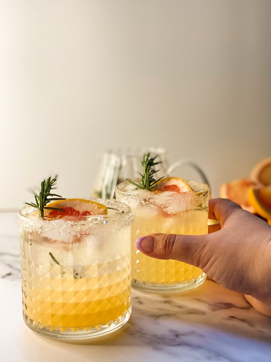 Sparkling Grapefruit Mocktail