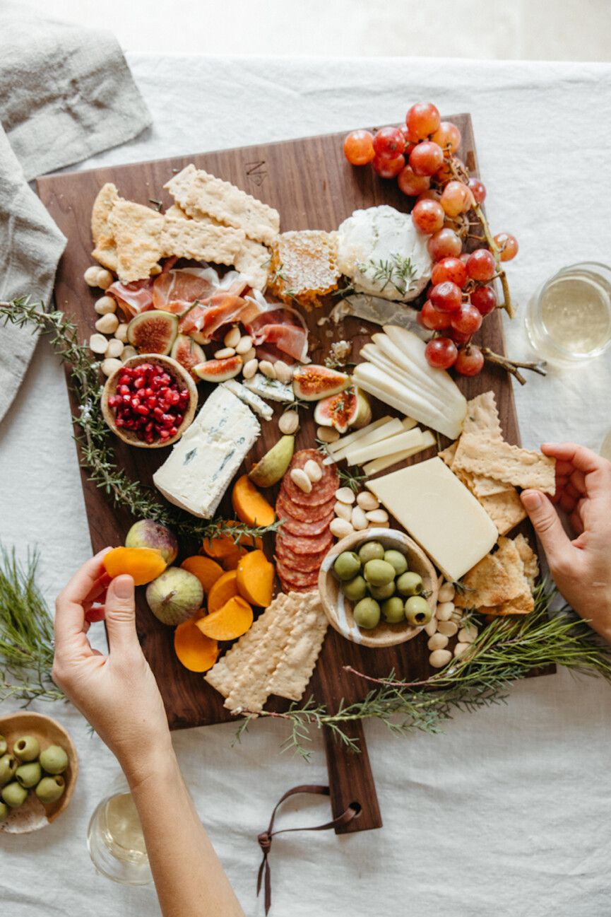 holiday cheeseboard