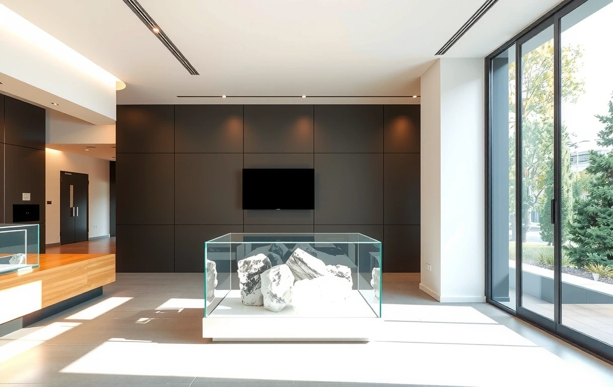 組織の透明性と堅実性を象徴する空間